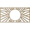 Ekena Millwork Hoover Wood Fretwork Pierced Ceiling Medallion, Hickory, 28"W x 14"H x 10 3/8"ID x 3/8"T CMWP28X14X0375HOHI - alternate 4